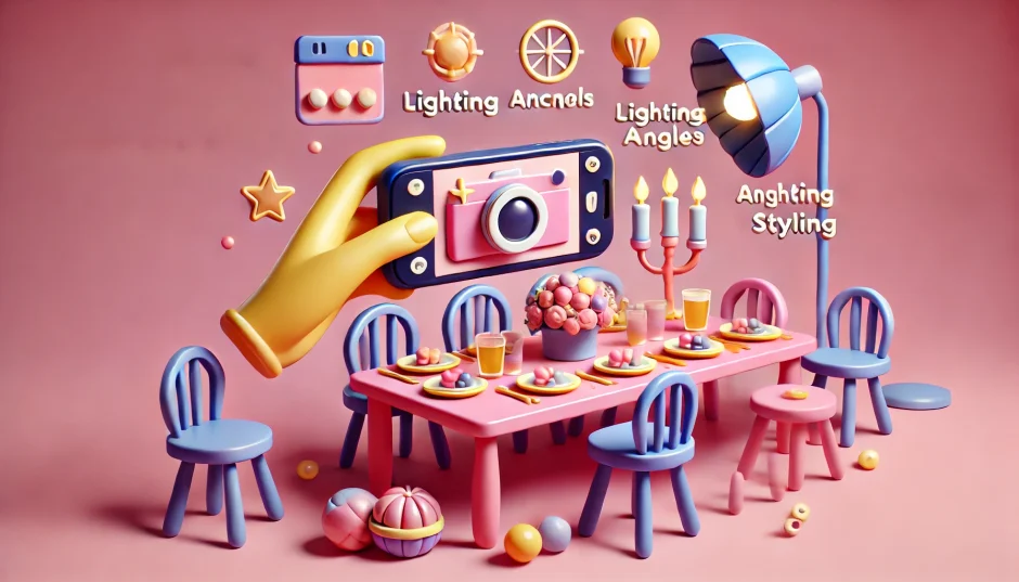 「映える」テーブルフォト撮影のコツとその効果的な撮影方法